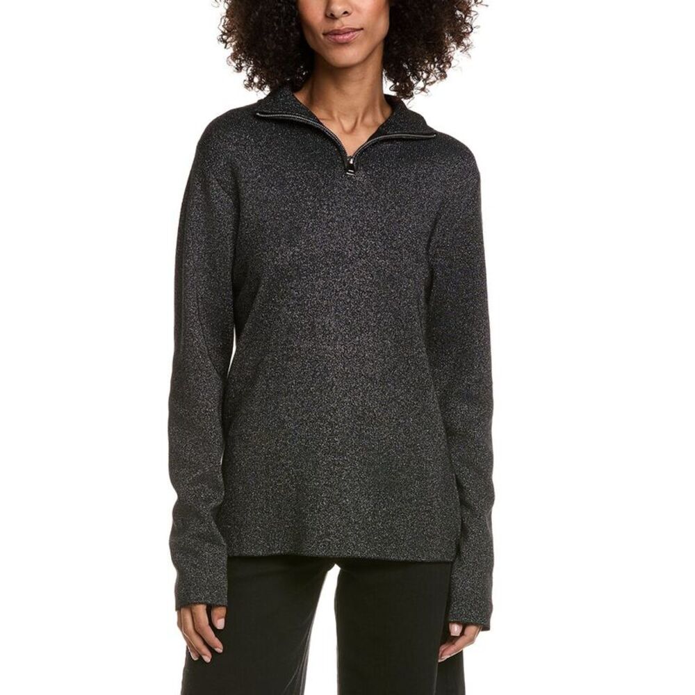 Skea Womens  Reed Wool-Blend Sweater, Silver